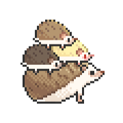 PIKO-PIKO hedgehog PIKO-PIKO hedgehog