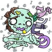 zombieno sticker