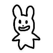 The rabbit expressed peculiarly