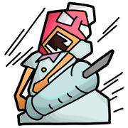 Masked Nurse Sticker Masked Nurse Sticker