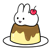 The sticker of "a snowrabbit" The sticker of "a snowrabbit"