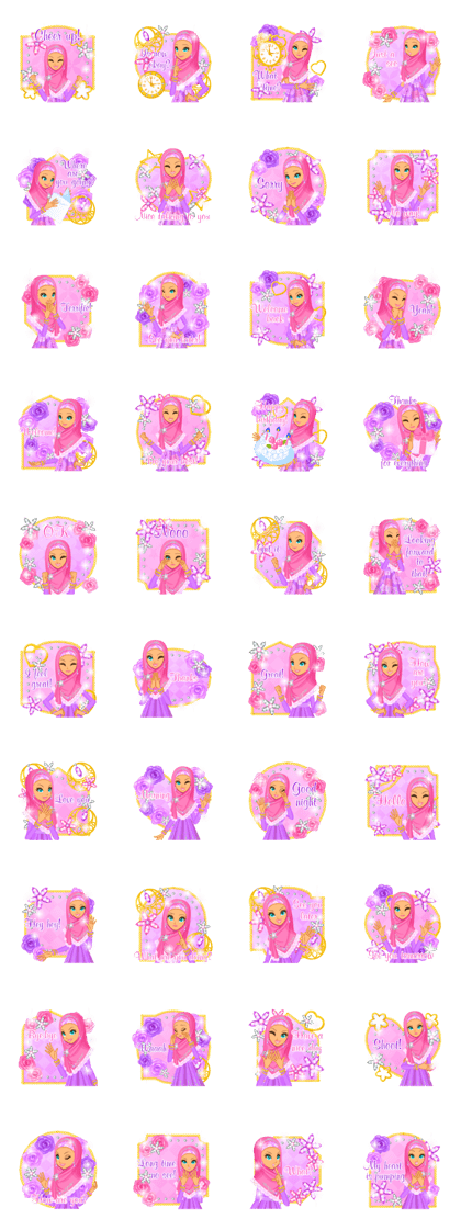 Lady Stickers2-English- Lady Stickers2-English-