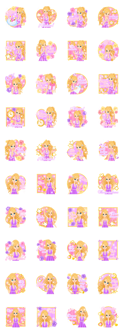 Lady Stickers-Spanish- Lady Stickers-Spanish-