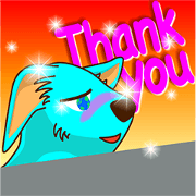 "LIFE" of a blue dog "LIFE" of a blue dog