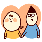 Long distance love sticker Long distance love sticker