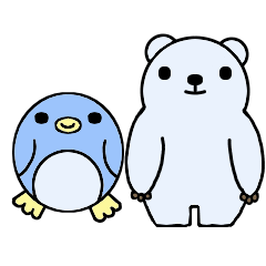 Penguin and Polar bear