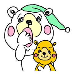 Cuddly white bear "KAWAII-KUMA" 2