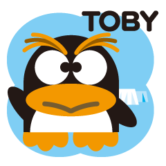 イワトビペンギンのトビー