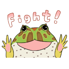 Horned frog sticker
