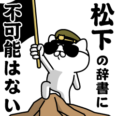 "MATSUSHITA"name/Military cat