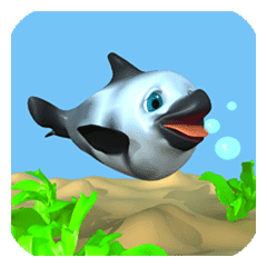 3d パンダイルカ シャちゃん Line スタンプ Line Store 3d パンダイルカ シャちゃん Line スタンプ Line Store