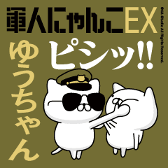 "YU-CHAN"name/Movie Military cat