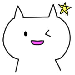 Gato branco bonito