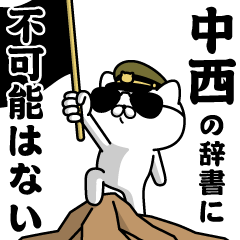 "NAKANISHI"name/Military cat
