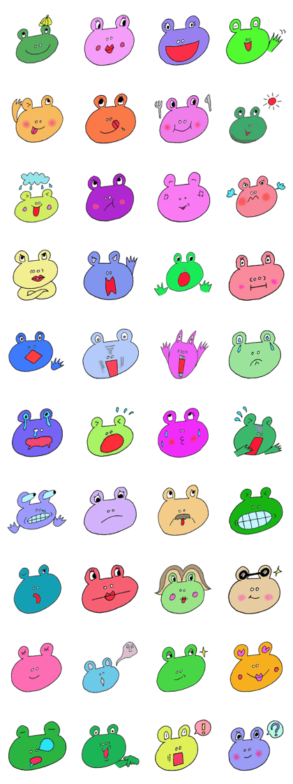 Expressive frogs