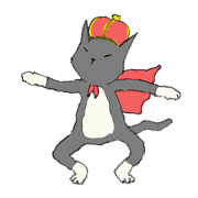 Prince of black cat