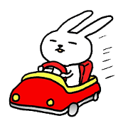 White rabbit "Raby"