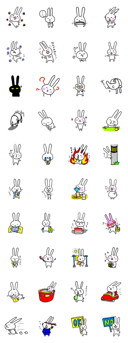 White rabbit "Raby"