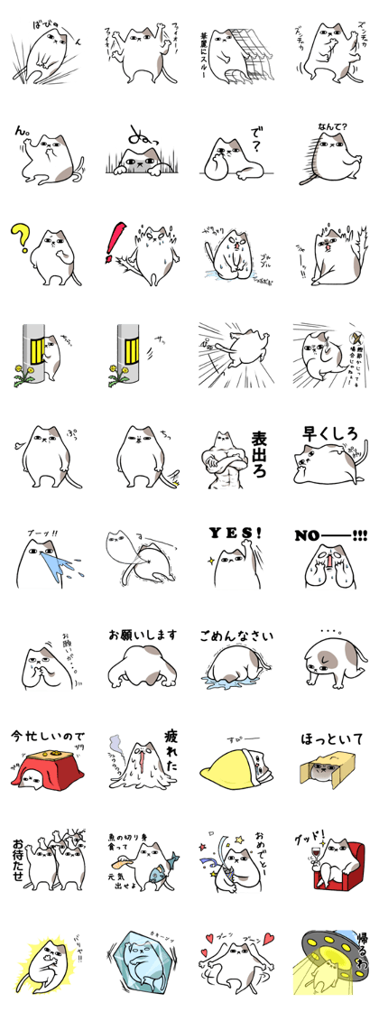 Cat weather Sticker
