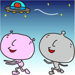 Mr. and Mrs. alien