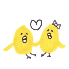 Very yellow Chicks (Sticker)