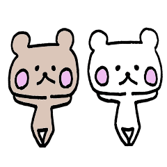 White bear&Brown bear