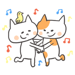 nyantaro&kotori-chan Sticker2