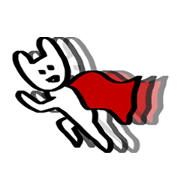 weird white rabbit