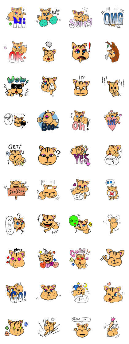 simple sticker squirrel ver.