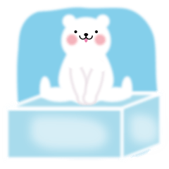 Fluffy Polar bear