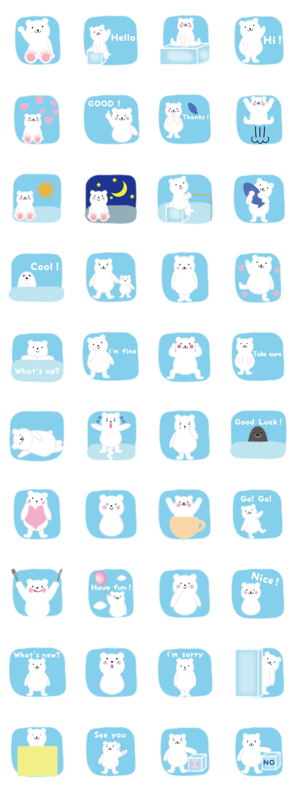 Fluffy Polar bear