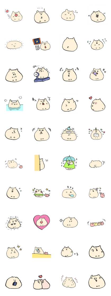 Daily Sticker of Hamusutta