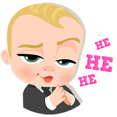Boss Baby Animated Stickers