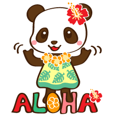 ALOHA*PANDA – LINE stickers | LINE STORE