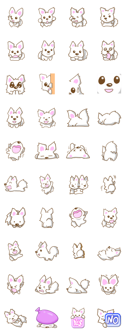 Sticker of Chihuahua.