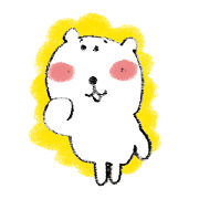 Hand drawing Polar Bear