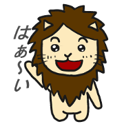 expressive lion kid