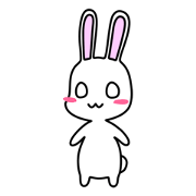 White eye of rabbit Bibi
