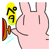 rabbit sticker is Outlet