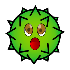 Green virus boy