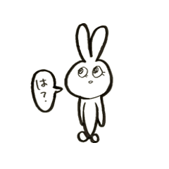 Perverse rabbit Sticker