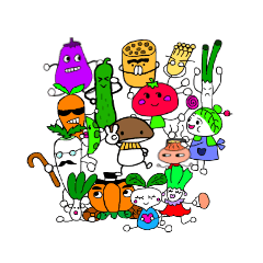 Daily life of vegetables