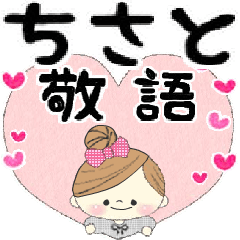 Mafy's honorific message::For Chisato::