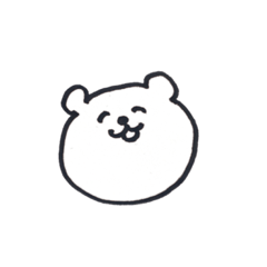 Polar Bear sticker .