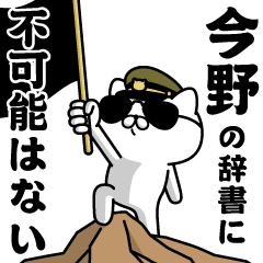 "KONNO"name/Military cat