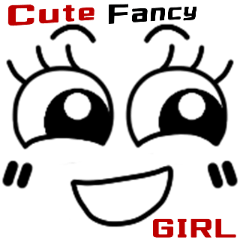 Cute Fancy GIRL Super Simple Sticker