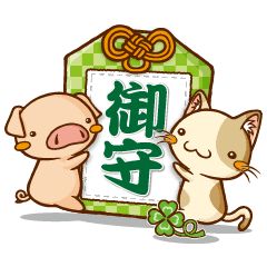 Japanese "OMAMORI" Sticker