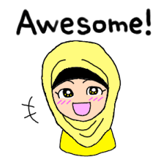 Bahagia Jilbab Gadis 2(Bahasa Inggris)