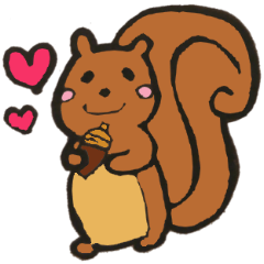 Orava the cute squirrel