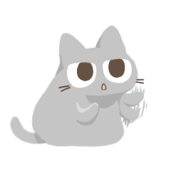 Gray cat Haru 2